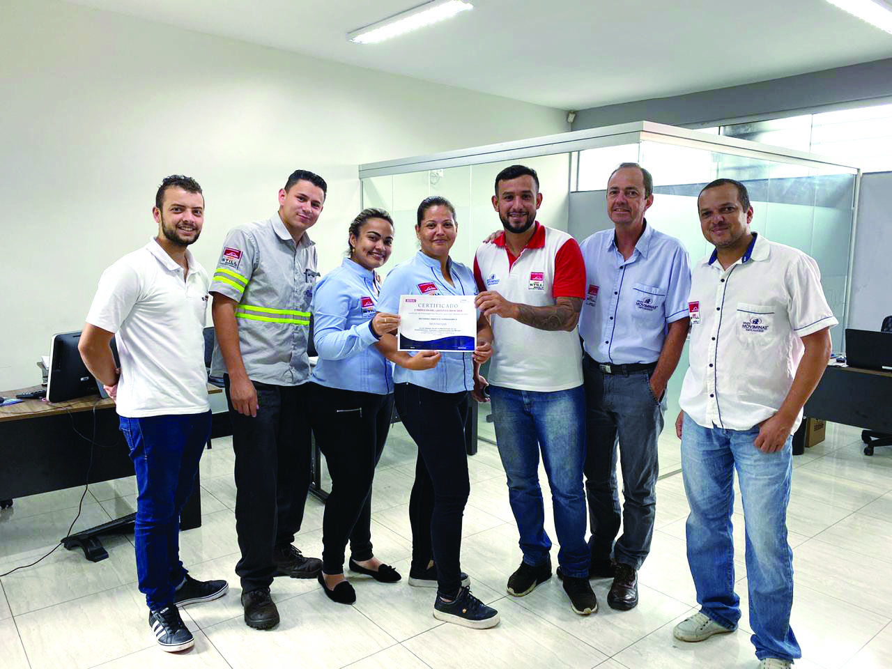 Moviminas: Líder em movimentação