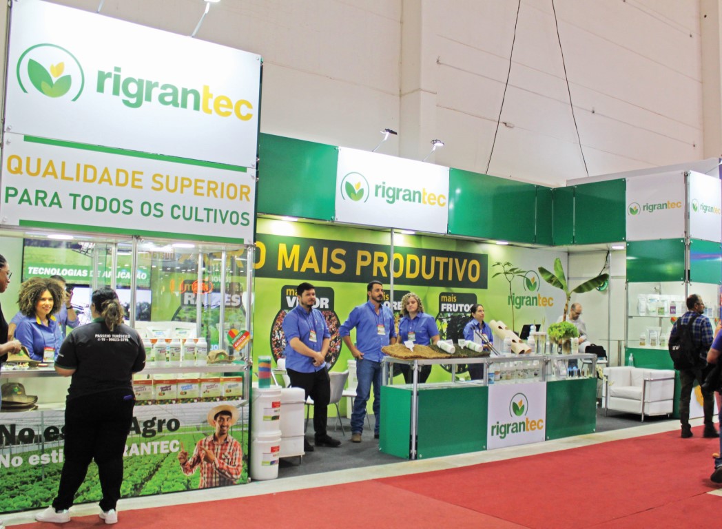 estande da Rigrantec na hortitec 2025