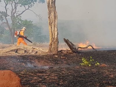 Combate ao incêndio - Credito-CBMMG