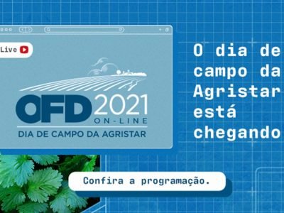 Open Field Day Online 2021 começa hoje
Agristar do Brasil