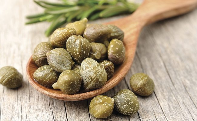 Alcaparras em conserva