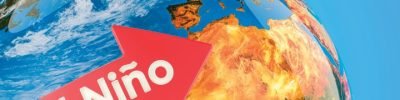 Heat wave in North America concept, El Nino in USA. 3D rendering