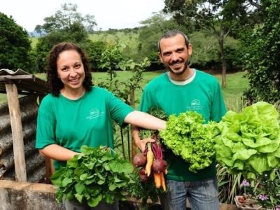 Casal Daniela Regina Leonel Barbosa e Hernane Lucas Dias Barbosa - Crédito Fotos: Alexandre Soares / Emater-MG