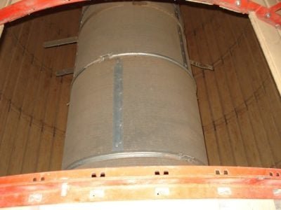 Detalhe do Secador Estacionário para Secagem