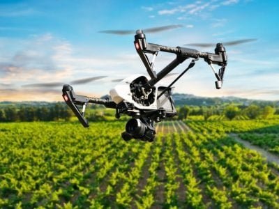 Drone que contempla o kit FarmControl