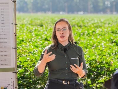 Pesquisadora de Fitotecnia da Fundação MT, Daniela Dalla Costa