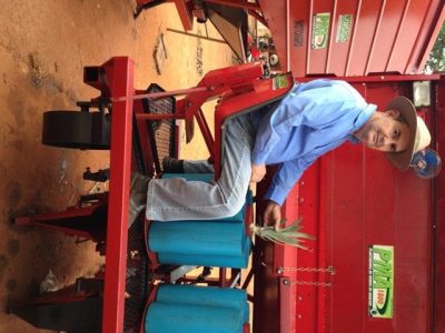 Wagner Guidi, produtor e inventor da máquina de plantio de abacaxi - Créditos Motoagro