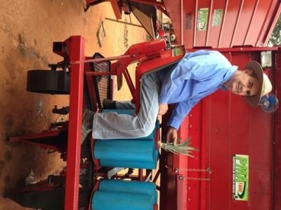 Wagner Guidi, produtor e inventor da máquina de plantio de abacaxi - Créditos Motoagro