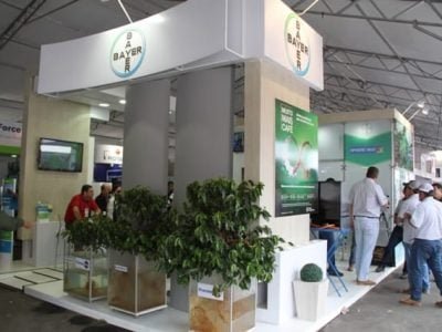 Estande da Bayer na Expocafé 2015 - Crédito Luize Hess