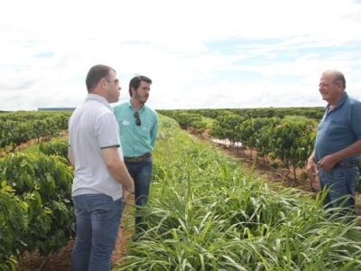Foto-01-Cláudio-Gusmão-e-Breno-Bordin-da-Satis-junto-com-o-cafeicultor-Geraldo-Gussoni-Fotos-Luize-Hess