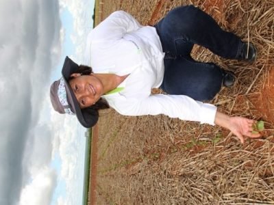 Rosângela Silva, pesquisadora da área de Nematologia da Fundação MT - Crédito Luize Hess