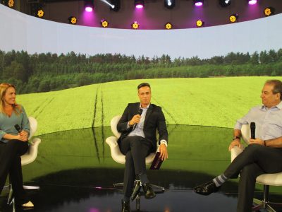 Viviane Barreto, Diretora Executiva da Fundação Dom Cabral, Augusto de Moraes, Diretor de Relações Institucionais da Corteva Agriscience para a América Latina Marcello Brito, Presidente da ABAG - Divulgação CNMA