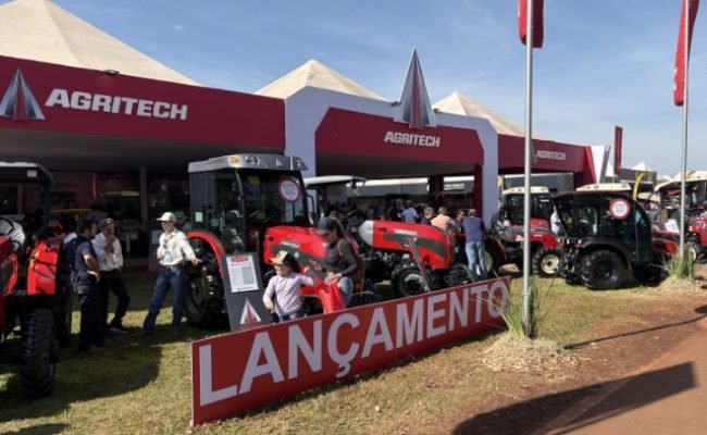 A Agritech apresentou nova linha de tratores durante a Agrishow