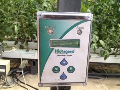 Painel de controle da solução nutritiva - Crédito Hidrogood