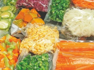 Hortaliças minimamente processadas