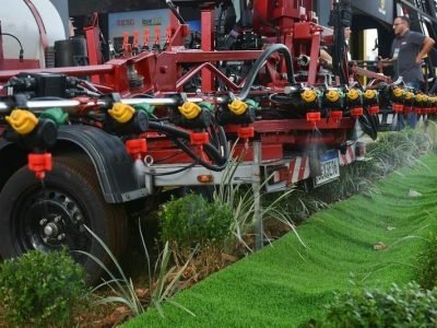 Equipamentos de alta tecnologia expostos na Agrishow transformam a operação no campo em uma jornada de precisão e alta produtividade. (Crédito: Agrishow)