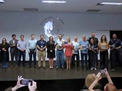 Premiação do Prêmio Inovação Aquícola 2025 durante a Aquishow Brasil