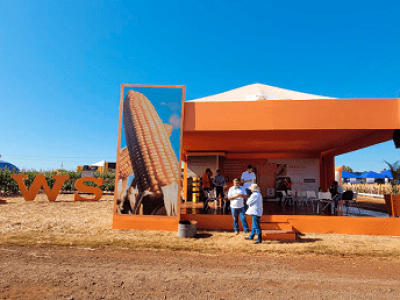 estande da KWS na showtec de maracaju
