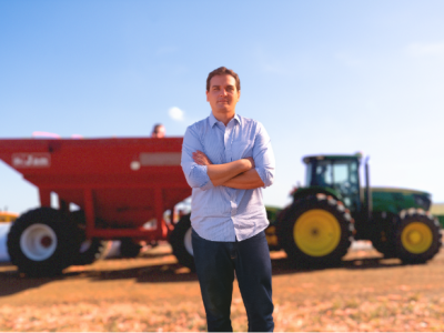 Agricultor Pedro Foresto, vencedor da região Norte do CESB 26
(Foto: Divulgação/BASF)