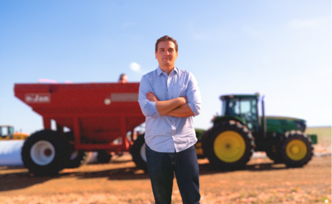Agricultor Pedro Foresto, vencedor da região Norte do CESB 26
(Foto: Divulgação/BASF)
