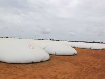 Silo bolsa - Crédito: Adrielle Teodoro